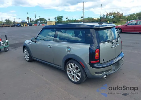 2008 Mini Cooper S Clubman из США, поврежденный, VIN WMWMM33518TP71900